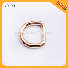 MD09 Custom gold colour semi-circle shape single dog buckle for strap